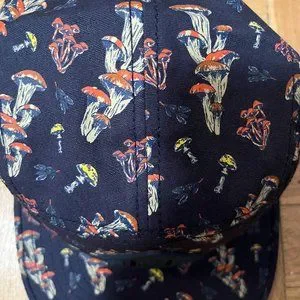 United by Blue Mushroom Panel Hat Navy Cap Nature NWT